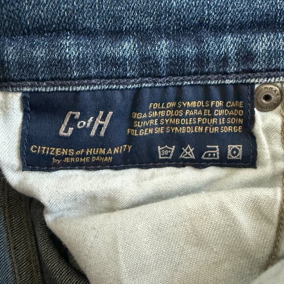 Citizens of Humanity Women's Sz 26 Rocket High Rise Skinny Distressed Jeans - Picture 9 of 11